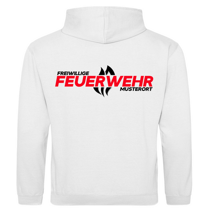 Herren Hoodie - Flamme Freiwillige Feuerwehr Rot [Personalisierbar]