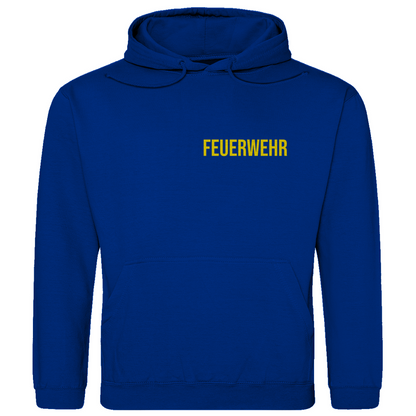 Herren Hoodie - Feuerwehr Schriftzug (Personalisierbar)