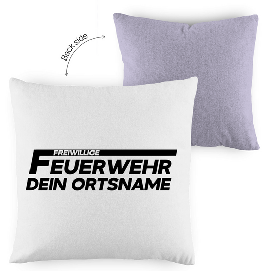 Kopfkissen zweifarbig - Freiwillige Feuerwehr [Personalisierbar]