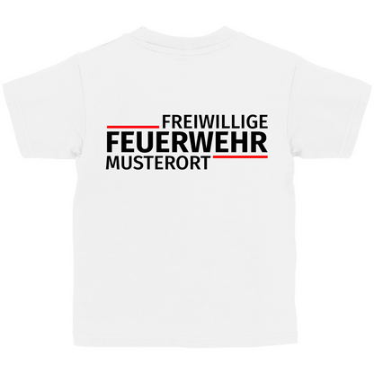 Kinder T-Shirt - Modern Freiwillige Feuerwehr [Personalisierbar]