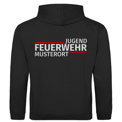 Herren Hoodie - Modern Jugendfeuerwehr [Personalisierbar]