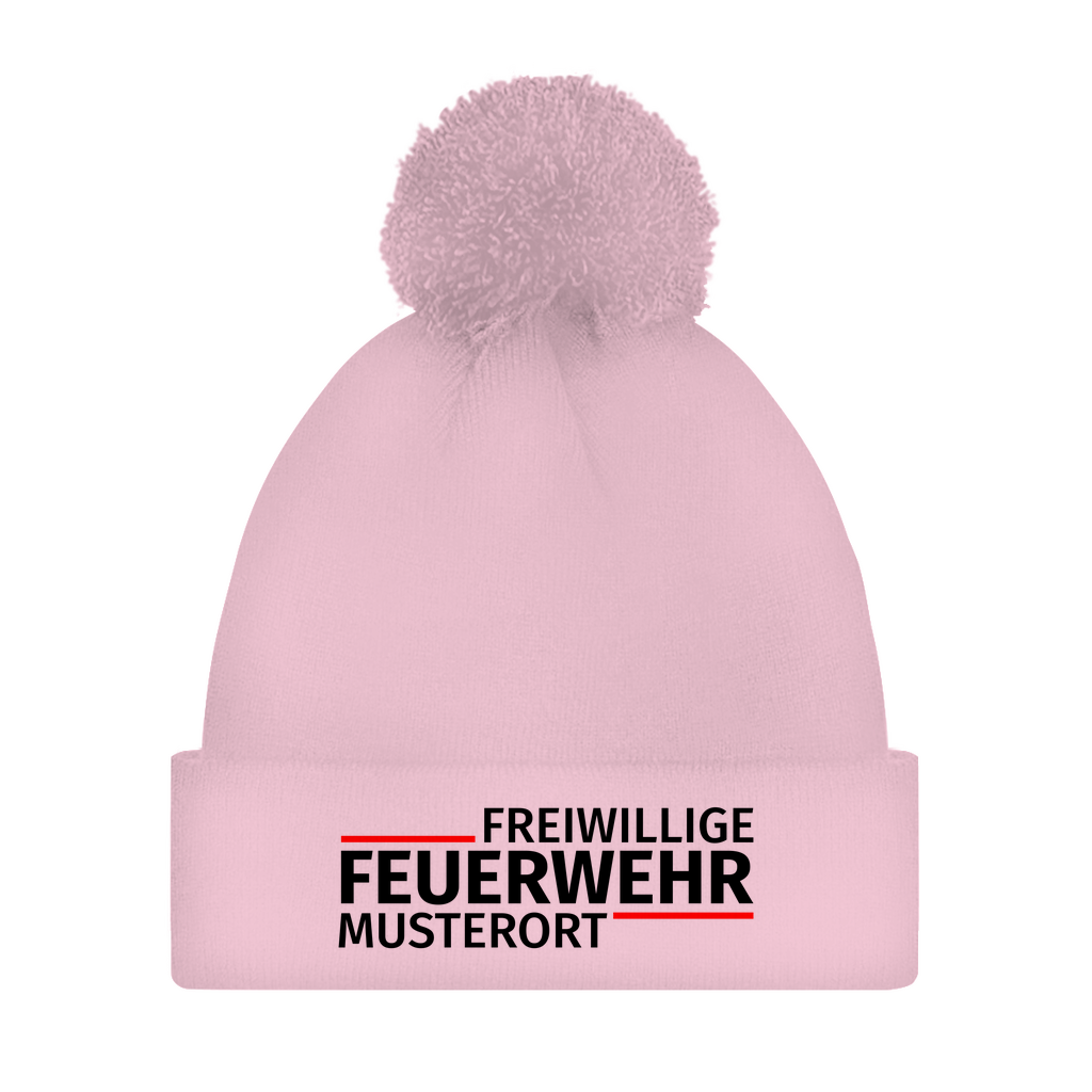 Bommelmütze - Modern Freiwillige Feuerwehr [Personalisierbar]
