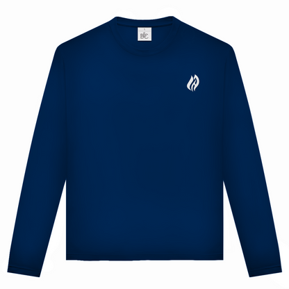 Unisex Langarmshirt - Flamme Freiwillige Feuerwehr Gelb [Personalisierbar]