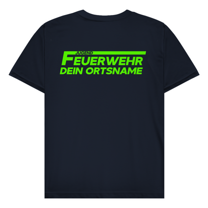 Herren T-Shirt - Jugendfeuerwehr Grün [Personalisierbar]