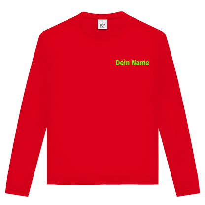 Unisex Langarmshirt - Freiwillige Feuerwehr Grün [Personalisierbar]