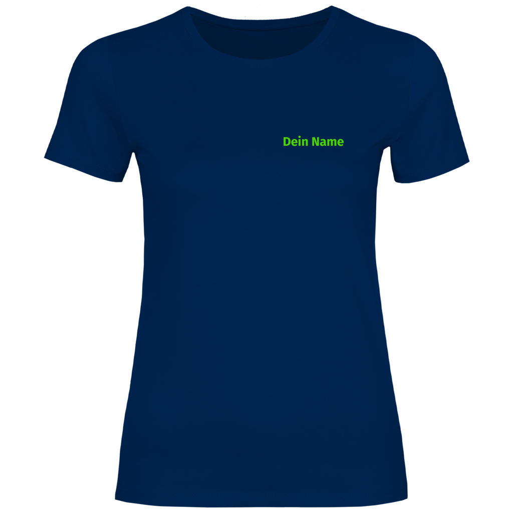 Damen T-Shirt - Freiwillige Feuerwehr Grün [Personalisierbar]