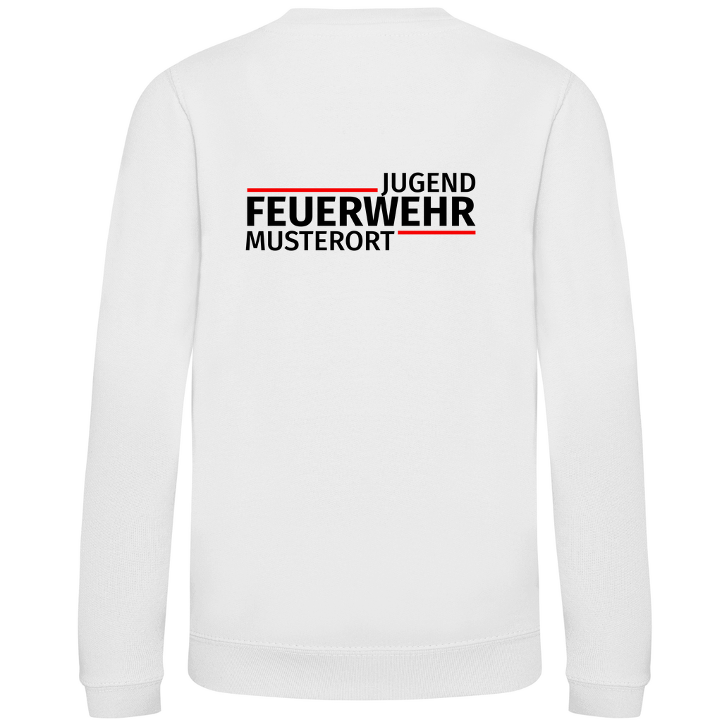 Kinder Sweatshirt - Modern Jugendfeuerwehr [Personalisierbar]