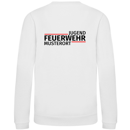 Kinder Sweatshirt - Modern Jugendfeuerwehr [Personalisierbar]