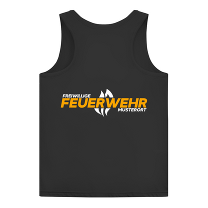 Damen Tank Top - Flamme Freiwillige Feuerwehr Gelb [Personalisierbar]