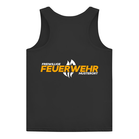 Damen Tank Top - Flamme Freiwillige Feuerwehr Gelb [Personalisierbar]