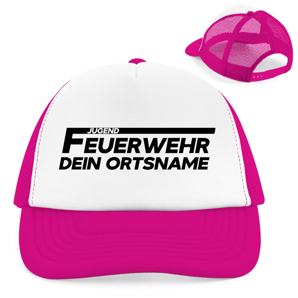 Retro Trucker Cap - Jugendfeuerwehr (Personalisierbar)