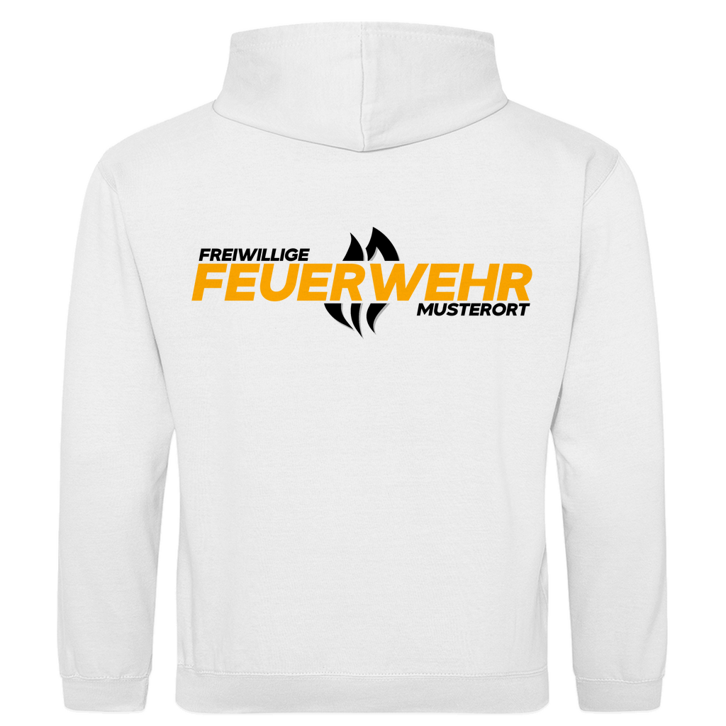 Herren Hoodie - Flamme Freiwillige Feuerwehr Gelb [Personalisierbar]