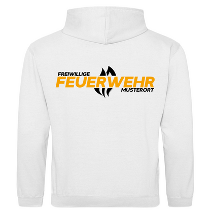 Herren Hoodie - Flamme Freiwillige Feuerwehr Gelb [Personalisierbar]