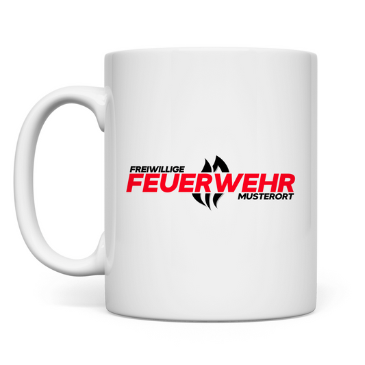 Tasse - Flamme Freiwillige Feuerwehr Rot [Personalisierbar]