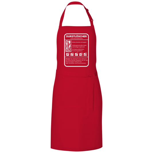 Grillschürze - Durstlöscher Feuerwehrmann