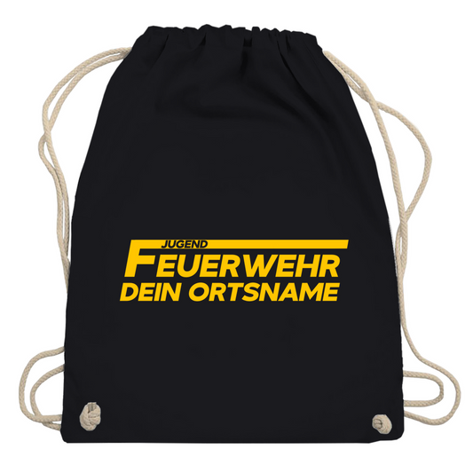 Turnbeutel - Jugendfeuerwehr Gelb [Personalisierbar]