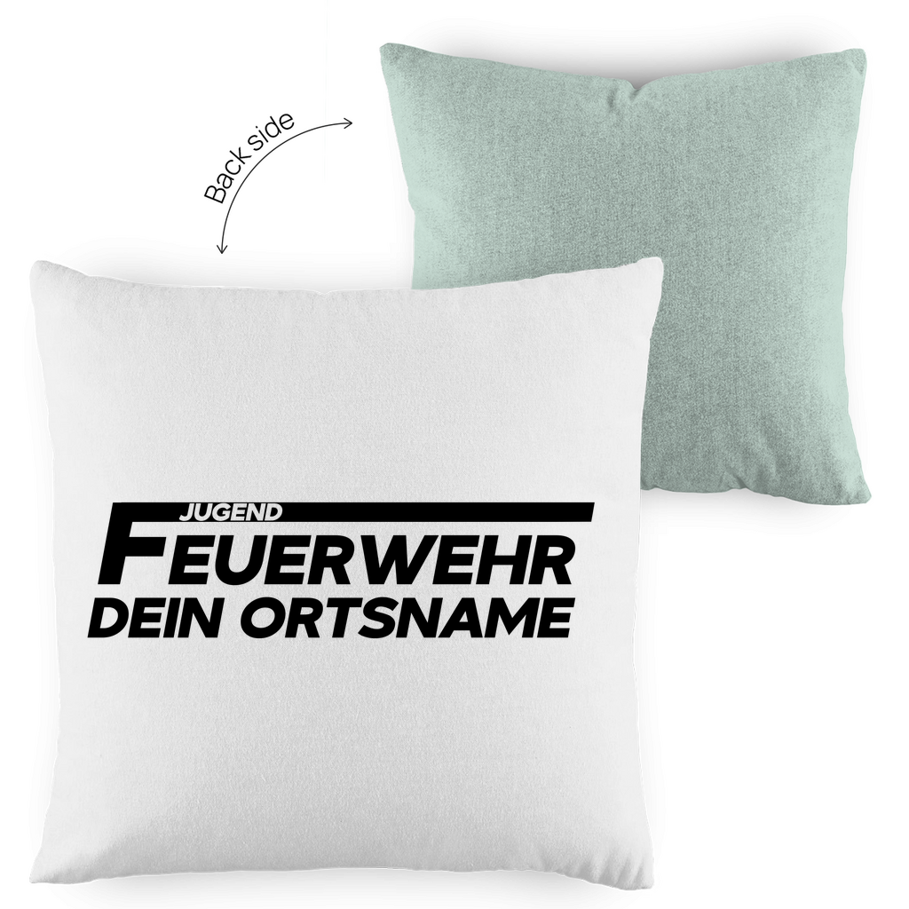 Kopfkissen zweifarbig - Jugendfeuerwehr [Personalisierbar]