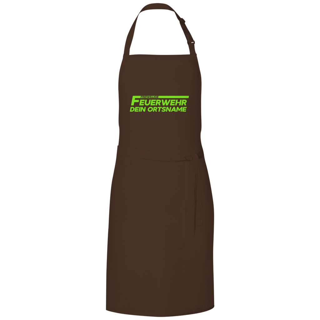 Grillschürze - Freiwillige Feuerwehr Grün [Personalisierbar]