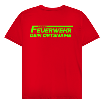 Herren T-Shirt - Jugendfeuerwehr Grün [Personalisierbar]