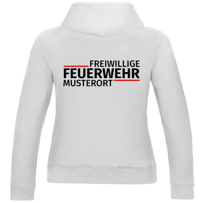 Damen Hoodie - Modern Freiwillige Feuerwehr [Personalisierbar]