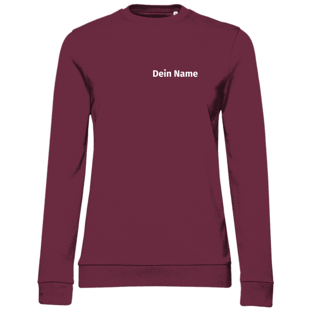 Damen Sweatshirt - Freiwillige Feuerwehr Gelb (Personalisierbar)