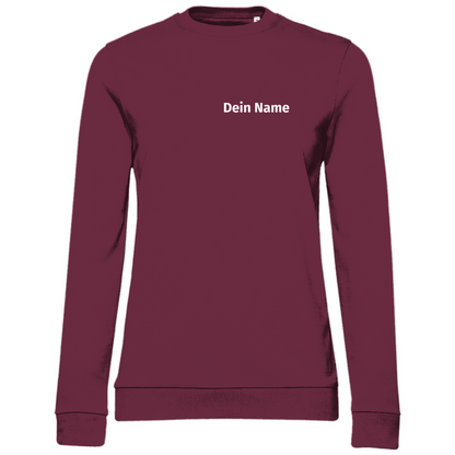 Damen Sweatshirt - Freiwillige Feuerwehr Gelb (Personalisierbar)