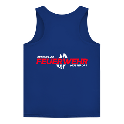 Damen Tank Top - Flamme Freiwillige Feuerwehr Rot [Personalisierbar]