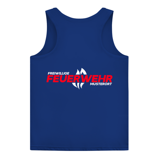 Damen Tank Top - Flamme Freiwillige Feuerwehr Rot [Personalisierbar]