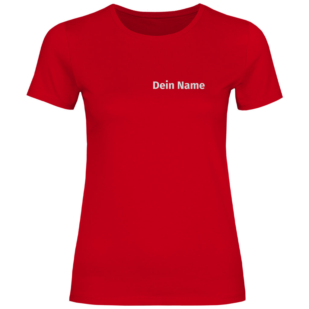 Damen T-Shirt - Freiwillige Feuerwehr Weiß (Personalisierbar)