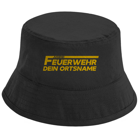 Bucket Hat - Freiwillige Feuerwehr Gelb [Personalisierbar]
