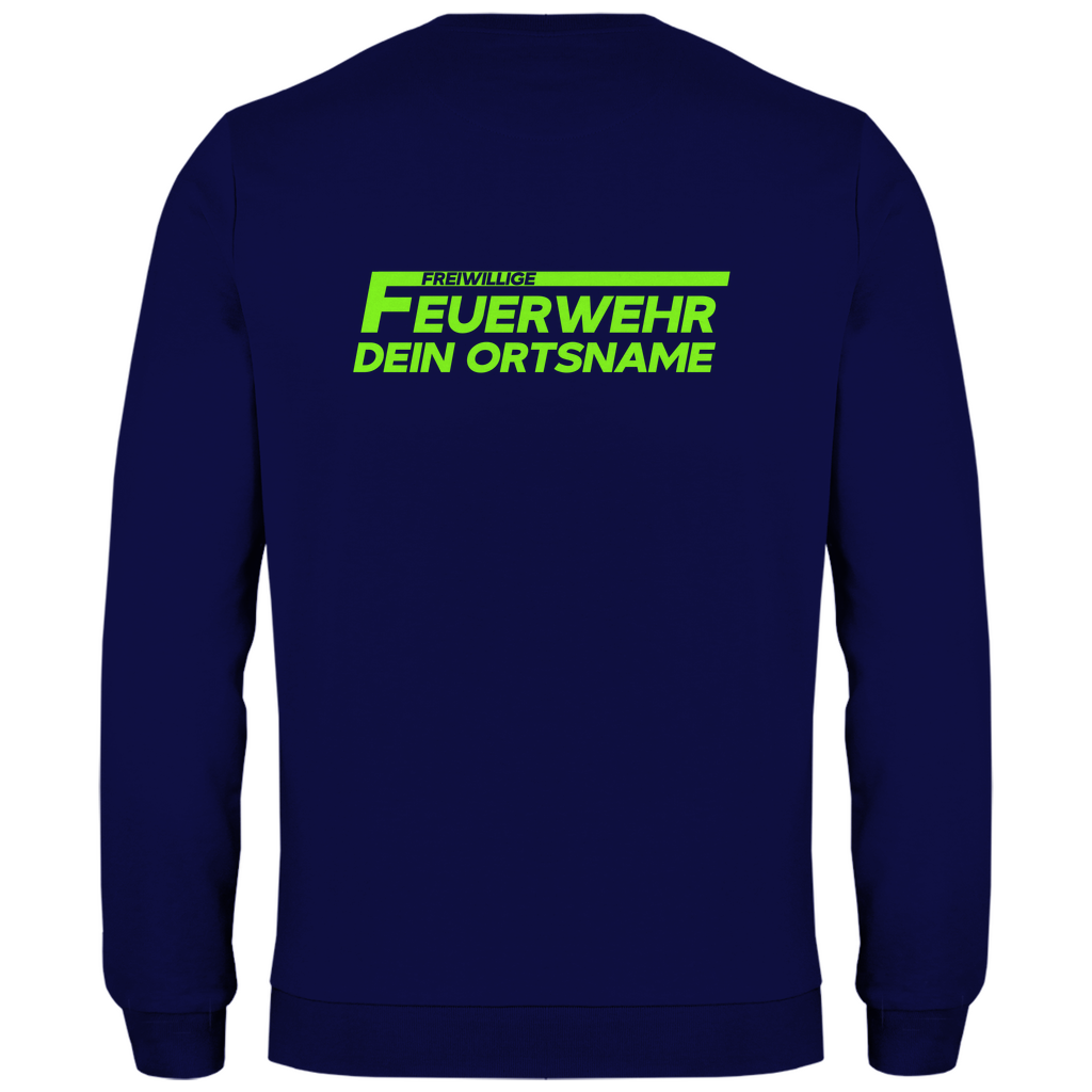 Herren Sweatshirt - Freiwillige Feuerwehr Grün [Personalisierbar]