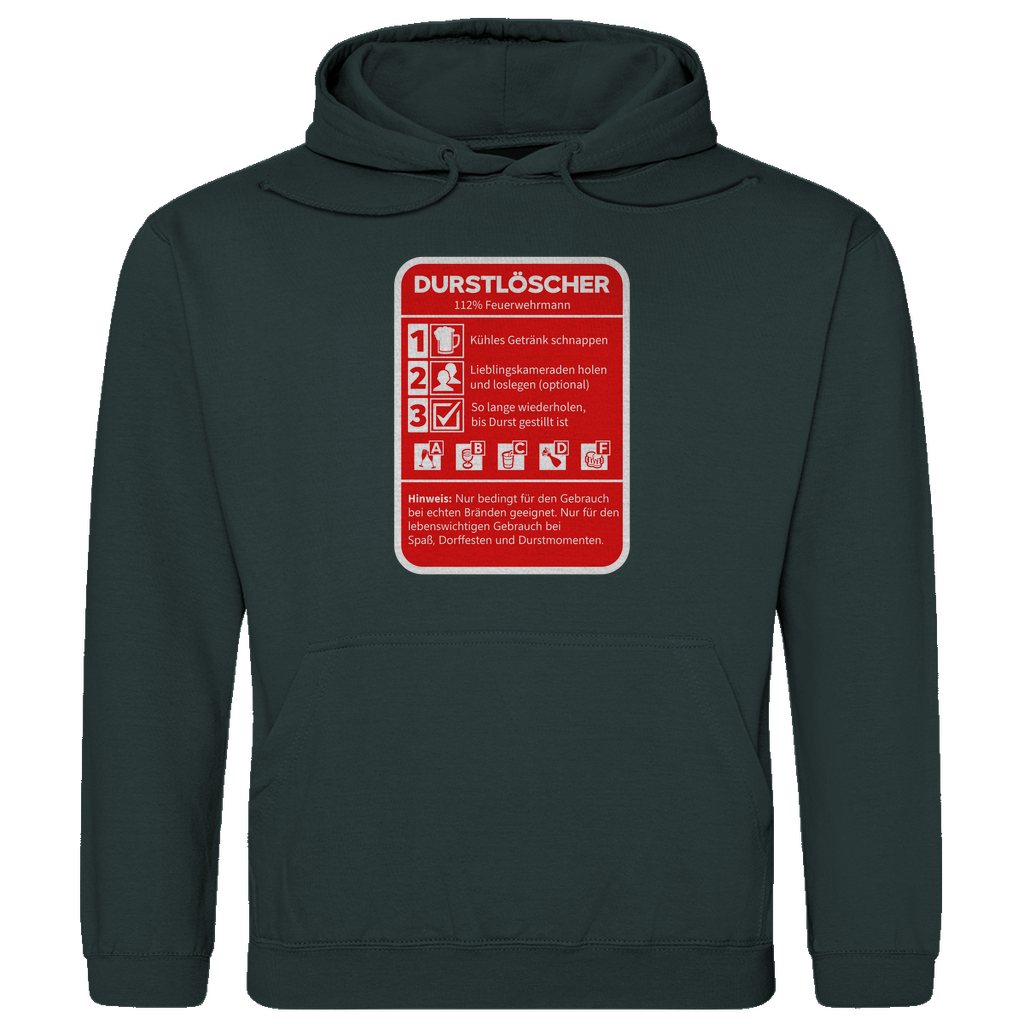 Herren Hoodie - Durstlöscher