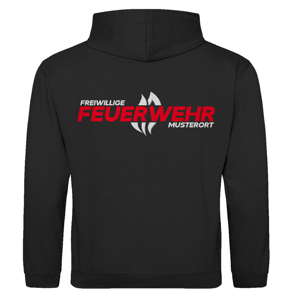 Herren Hoodie - Flamme Freiwillige Feuerwehr Rot [Personalisierbar]