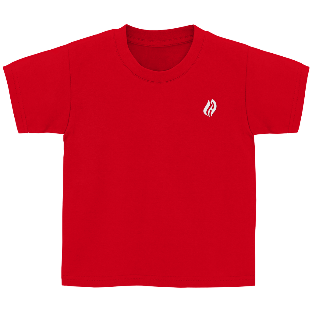 Kinder T-Shirt - Flamme Freiwillige Feuerwehr Rot [Personalisierbar]