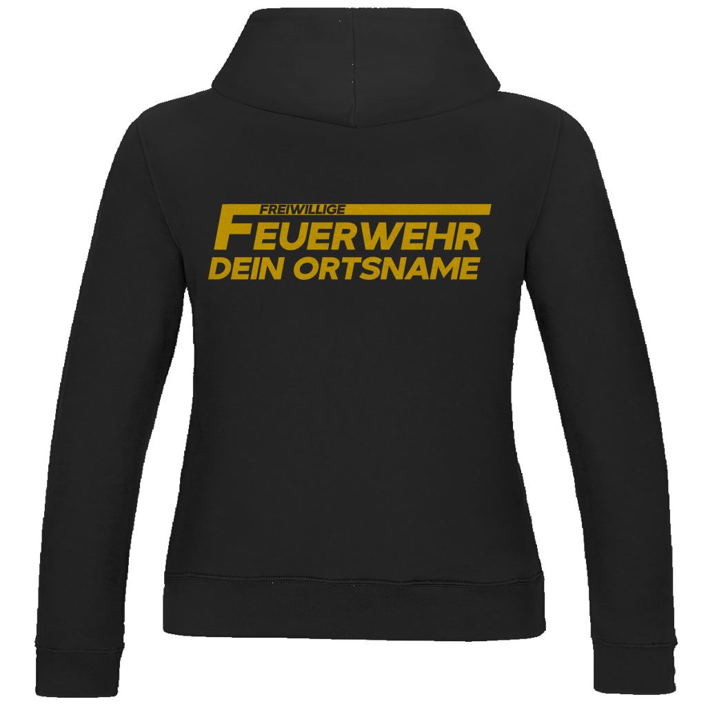 Damen Hoodie - Freiwillige Feuerwehr Gelb [Personalisierbar]