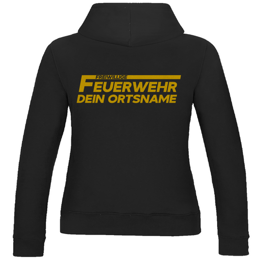 Damen Hoodie - Freiwillige Feuerwehr Gelb [Personalisierbar]