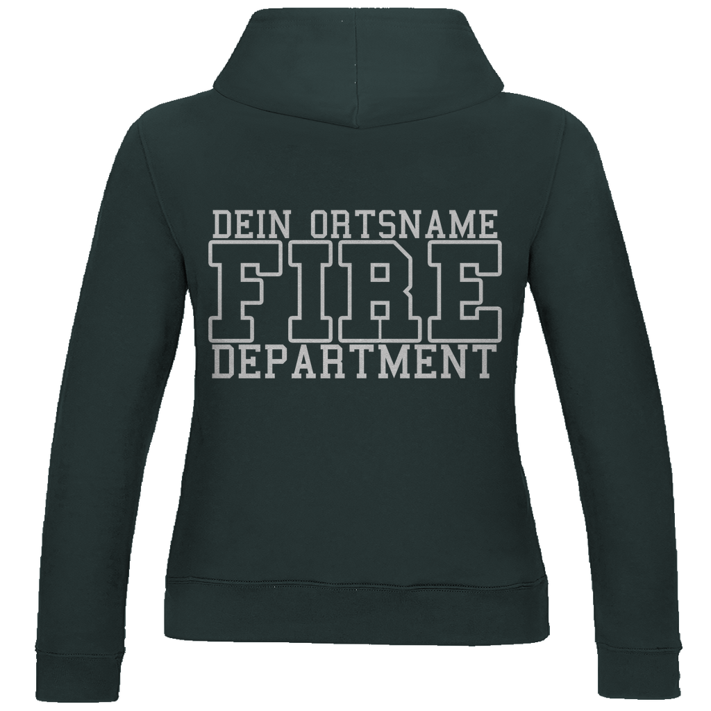 Damen Hoodie - Fire Department (Personalisierbar)