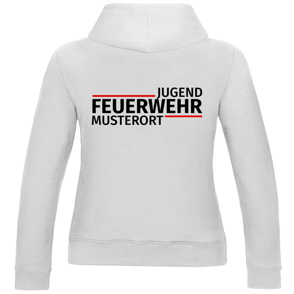 Damen Hoodie - Modern Jugendfeuerwehr [Personalisierbar]