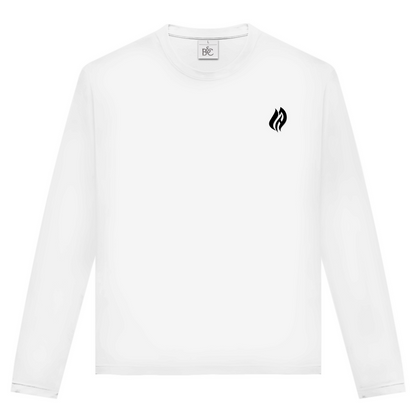 Unisex Langarmshirt - Flamme Freiwillige Feuerwehr Gelb [Personalisierbar]