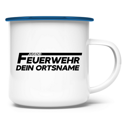 Emaille Tasse - Jugendfeuerwehr [Personalisierbar]
