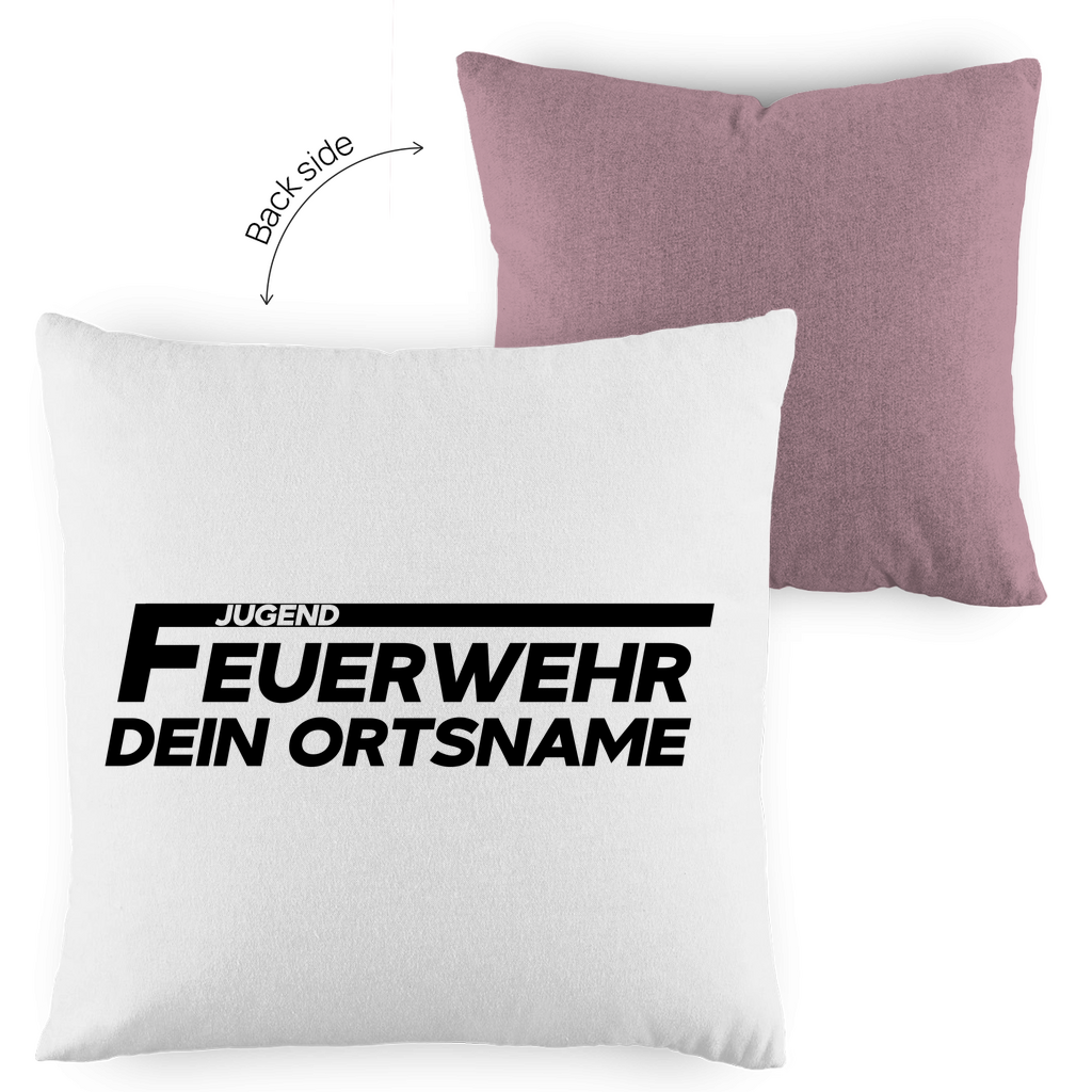 Kopfkissen zweifarbig - Jugendfeuerwehr [Personalisierbar]