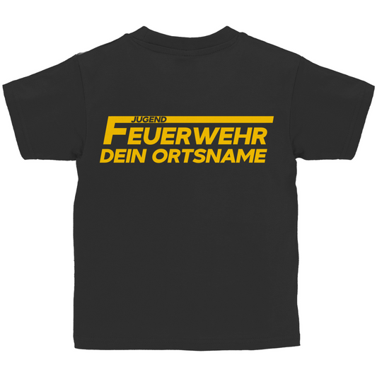 Kinder T-Shirt - Jugendfeuerwehr Gelb [Personalisierbar]