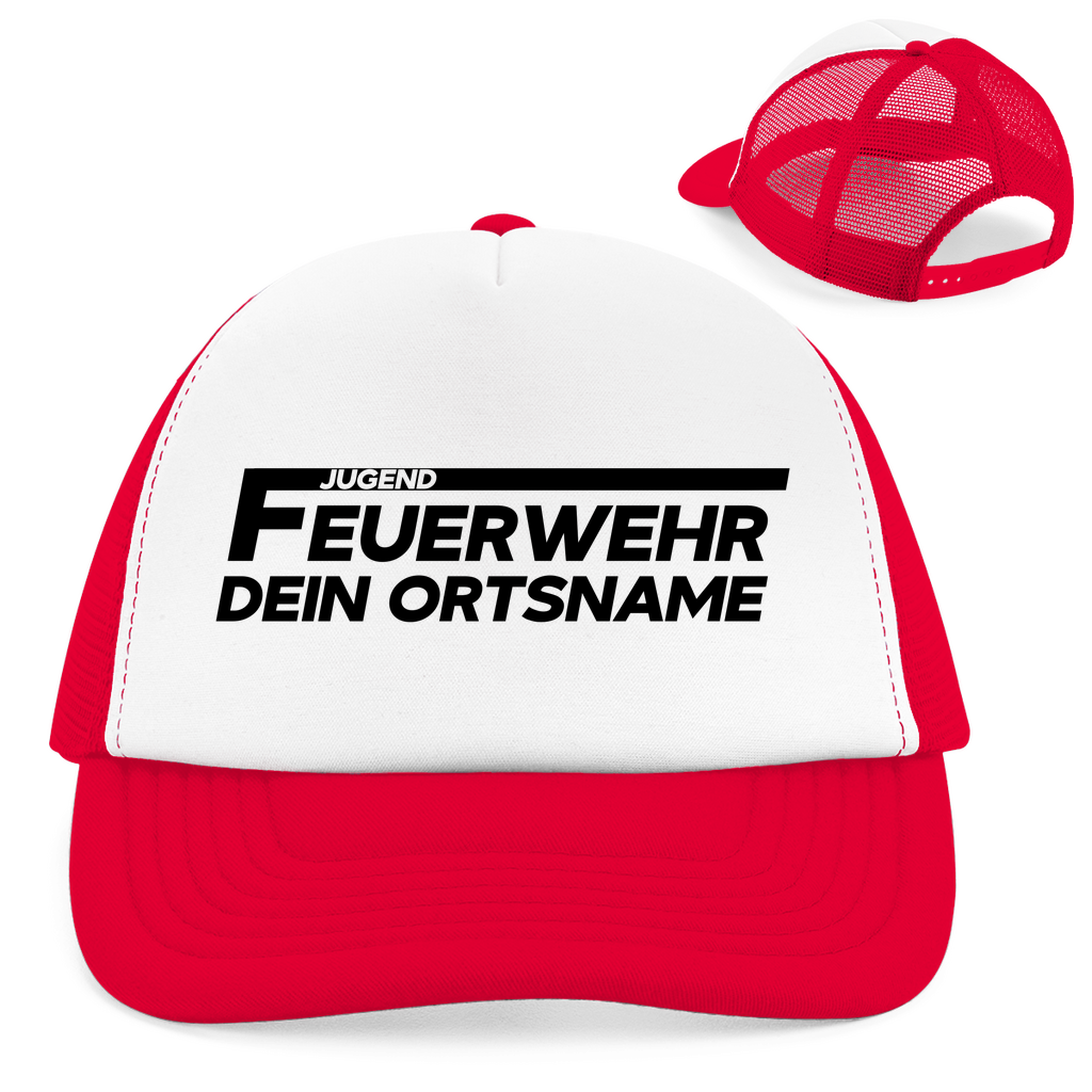 Retro Trucker Cap - Jugendfeuerwehr (Personalisierbar)