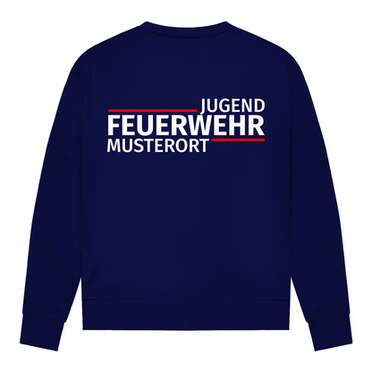 Damen Sweatshirt - Modern Jugendfeuerwehr [Personalisierbar]