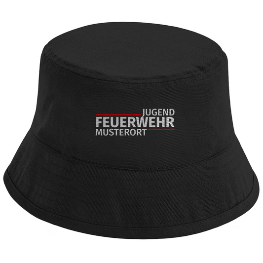 Bucket Hat - Modern Jugendfeuerwehr [Personalisierbar]