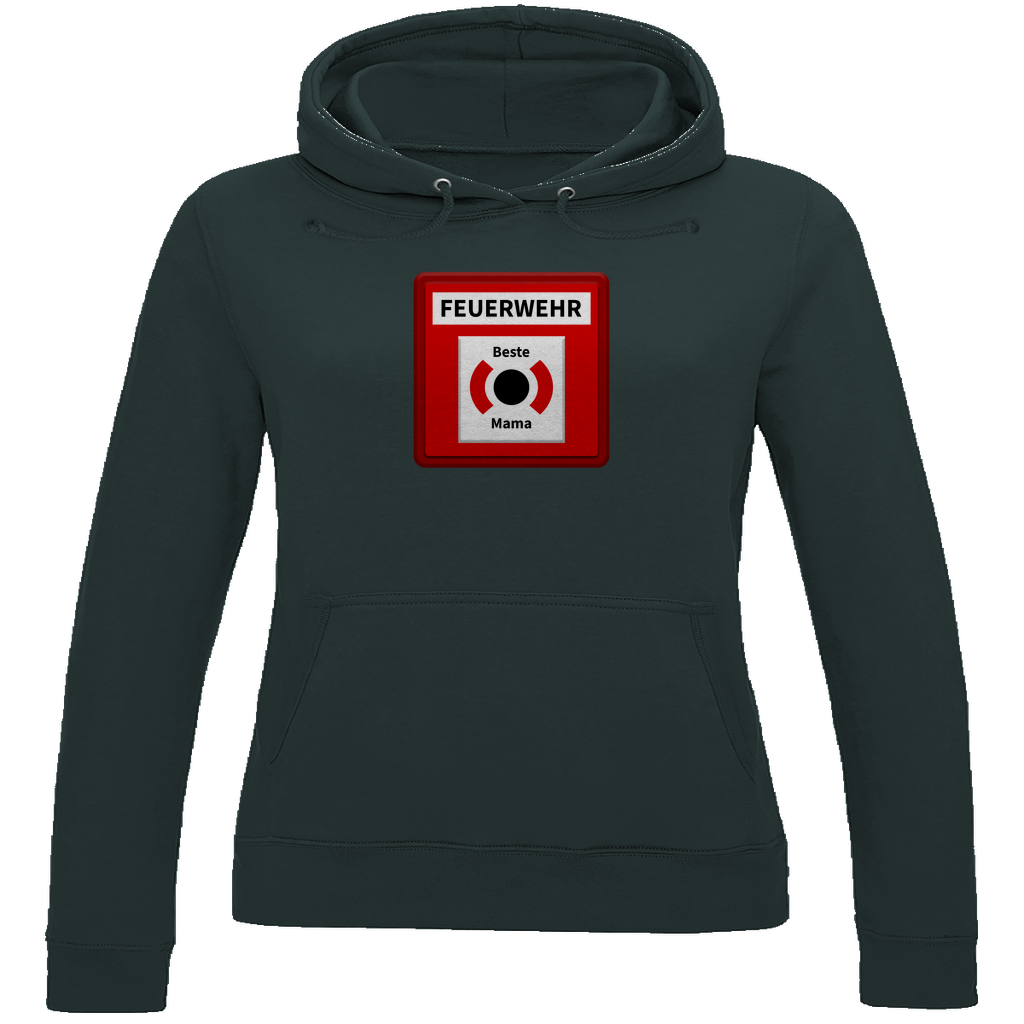 Damen Hoodie - Brandmelder Beste Mama