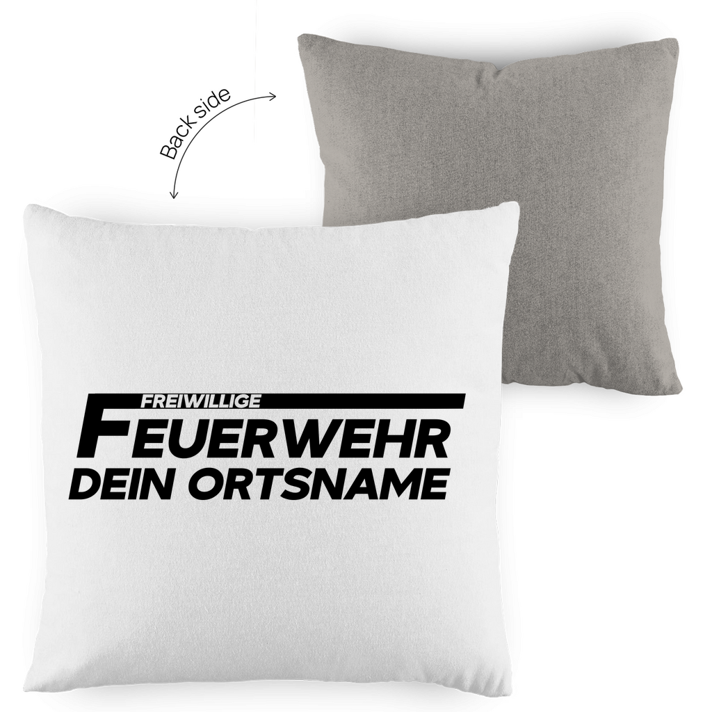 Kopfkissen zweifarbig - Freiwillige Feuerwehr [Personalisierbar]