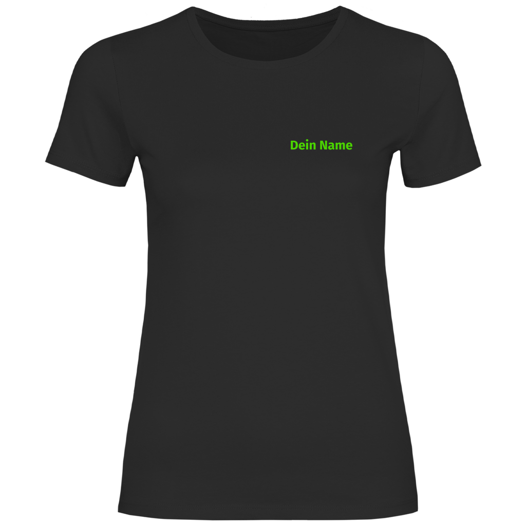 Damen T-Shirt - Freiwillige Feuerwehr Grün [Personalisierbar]