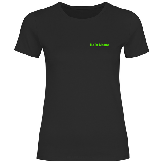 Damen T-Shirt - Jugendfeuerwehr Grün [Personalisierbar]