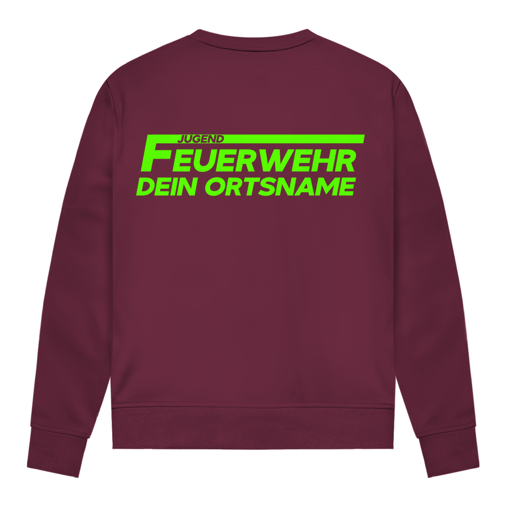 Damen Sweatshirt - Jugendfeuerwehr Grün [Personalisierbar]